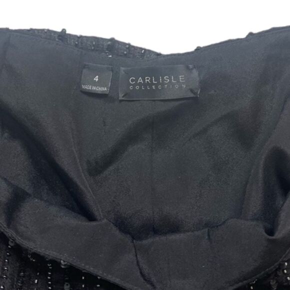 Carlisle Sequin Beaded Wide Leg Dress Pants - Picture 3 of 6